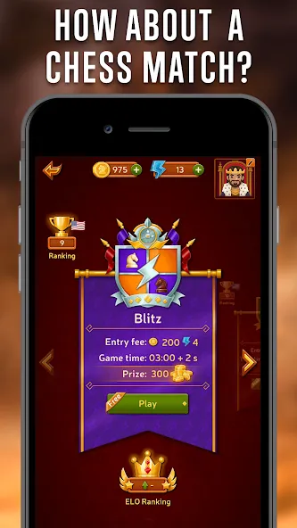 Взломанная Chess Online - Clash of Kings [MOD: безлимитные деньги и открытые фигуры] на Андроид — скриншот 3