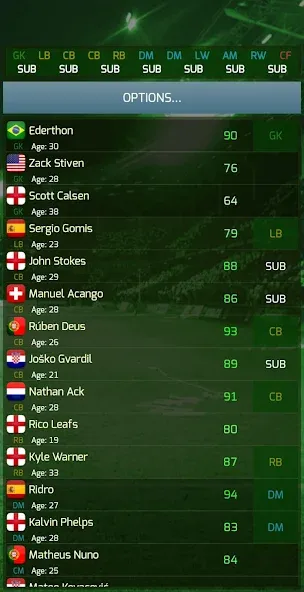 True Football 3 [MOD: безлимитные деньги и энергия] последняя версия — скриншот 3
