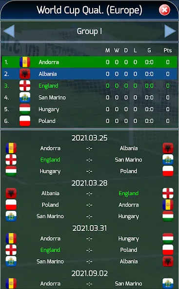 True Football National Manager [MOD: безлимитные деньги и все команды открыты] последняя версия — скриншот 3