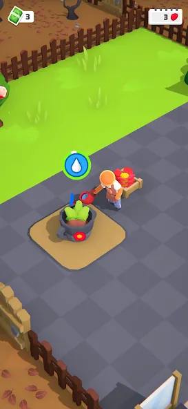Flower factory tycoon [MOD: безлимитные деньги и цветы] — Скачать бесплатно (APK) — скриншот 3