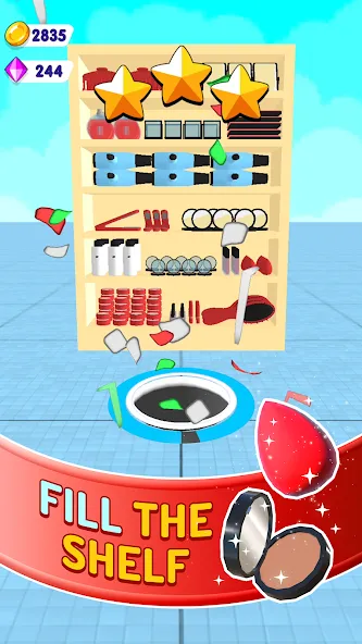 Hole and Fill: Collect Master! [MOD: безлимитные деньги и всё открыто] последняя версия — скриншот 3