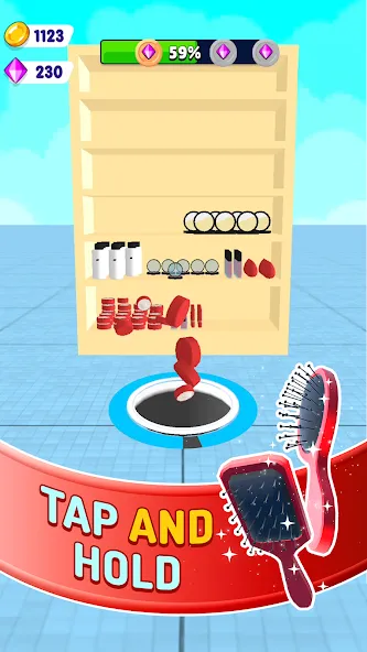 Hole and Fill: Collect Master! [MOD: безлимитные деньги и всё открыто] последняя версия — скриншот 4