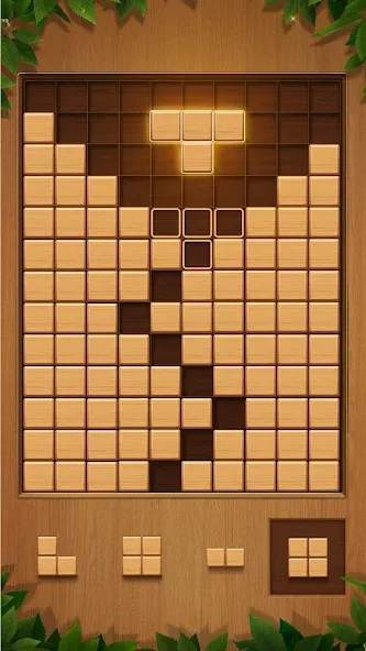 Скачать QBlock: Wood Block Puzzle Game [MOD: без рекламы и безлимитные подсказки] — скриншот 1