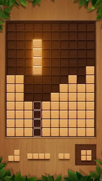 Скачать QBlock: Wood Block Puzzle Game [MOD: без рекламы и безлимитные подсказки] — скриншот 2