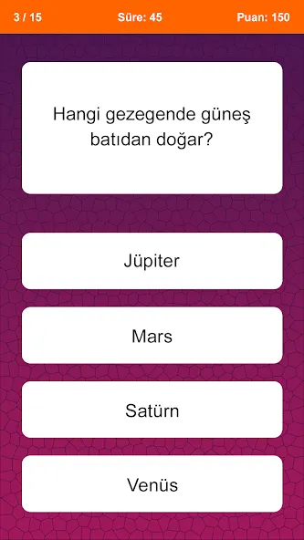 Скачать Bilgi Yarışması [MOD: безлимитные подсказки и правильные ответы] на телефон — скриншот 3