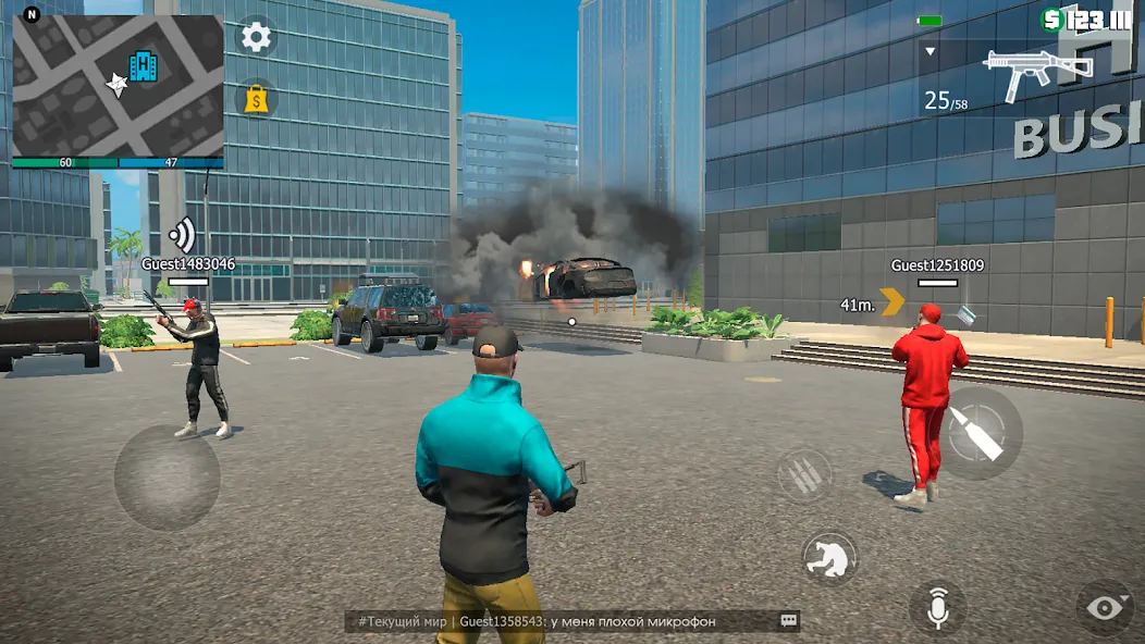Взломанная Grand Criminal Online: Sandbox [MOD: много денег и всё открыто] на Андроид — скриншот 4