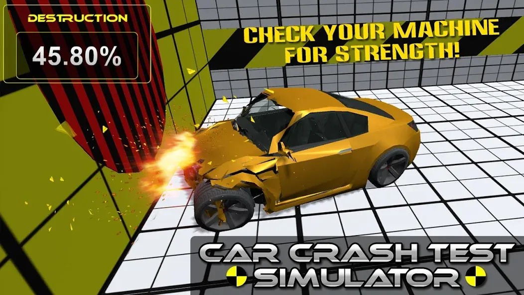 Car Crash Test Simulator [MOD: безлимитные деньги и все машины] на Андроид — скриншот 1