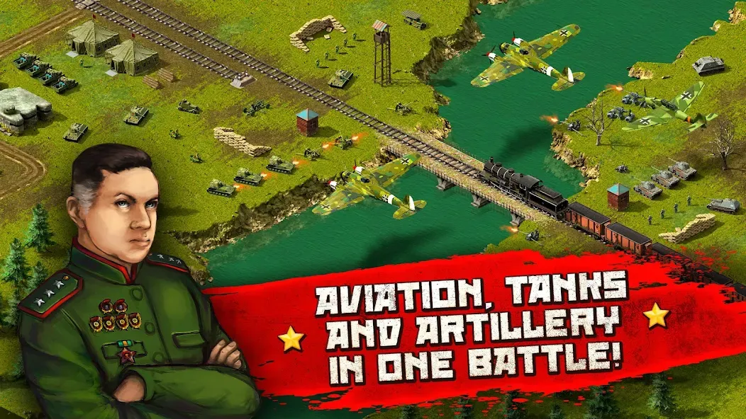 Second World War [MOD: безлимитные ресурсы и оружие] (Бесплатно / APK) — скриншот 1