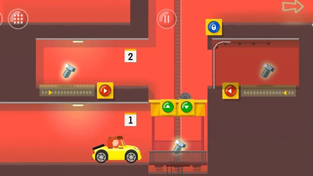 Скачать взлом McWheelie logic games for kids [MOD: открыты все уровни и машины] — скриншот 4