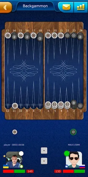 Скачать Backgammon LiveGames online [MOD: без рекламы и безлимитные фишки] на телефон — скриншот 2