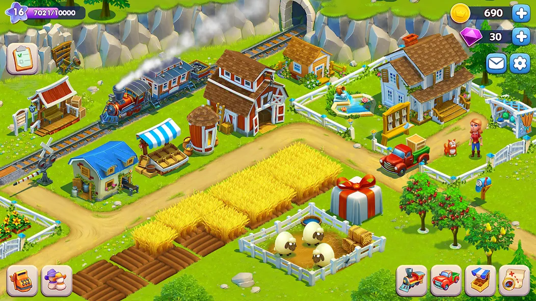 Скачать взлом Golden Farm [MOD: безлимитные монеты и ресурсы] — скриншот 5