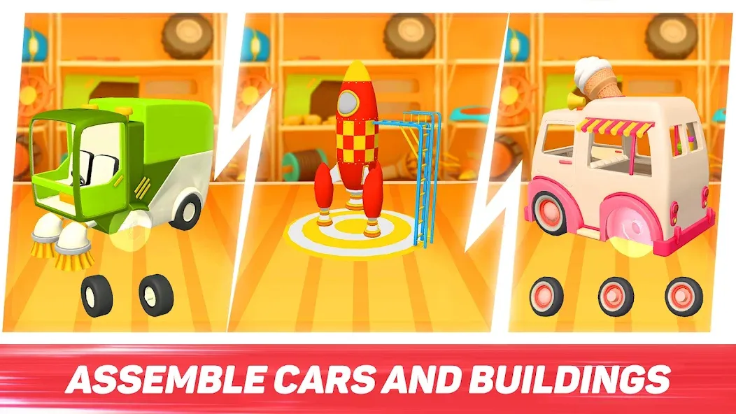 Скачать Leo Runner: car games for kids [MOD: безлимитные деньги и все машины открыты] на телефон — скриншот 2