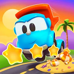 Скачать Leo Runner: car games for kids [MOD: безлимитные деньги и все машины открыты] на телефон