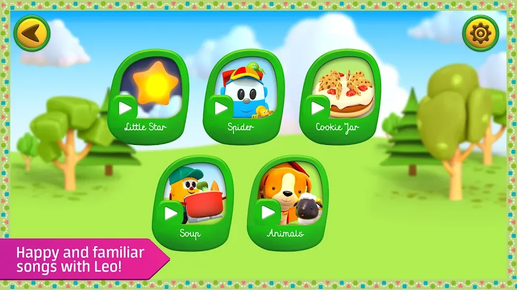 Leo kids songs and music games [MOD: все песни и игры открыты] на Андроид — скриншот 4