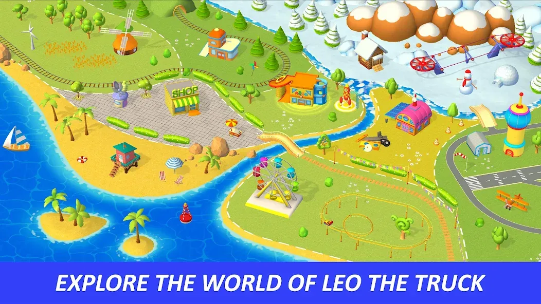 Взломанная Leo's World: toddler adventure [MOD: открыты все уровни и персонажи] на Андроид — скриншот 1