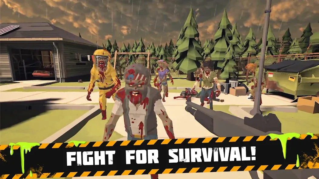 Bunker: Zombie Survival Games [MOD: безлимитные ресурсы и оружие] последняя версия — скриншот 2