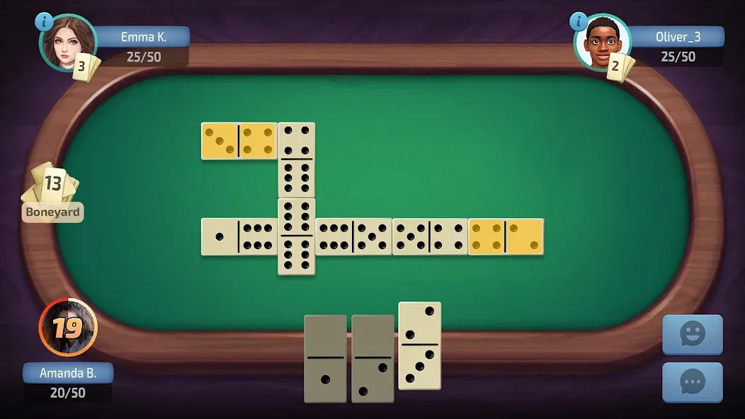 Domino - Dominos online game [MOD: без рекламы и бесконечные монеты] (Бесплатно / APK) — скриншот 5