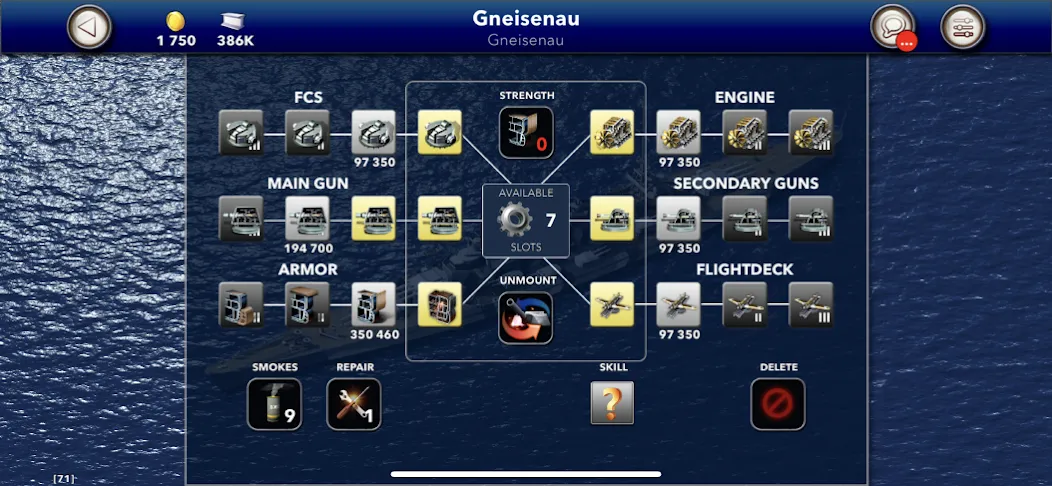 Взломанная Navy Field: Online Sea Battles [MOD: безлимитные ресурсы и усиленный флот] на Андроид — скриншот 3