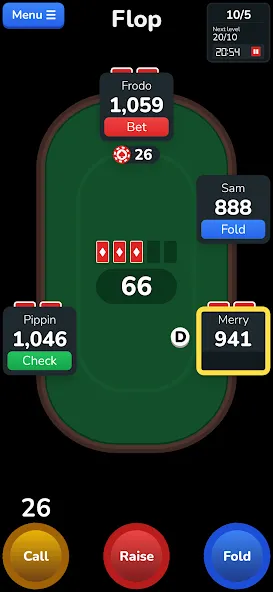 Digital Poker Chips [MOD: безлимитные фишки и все уровни открыты] на Андроид — скриншот 1