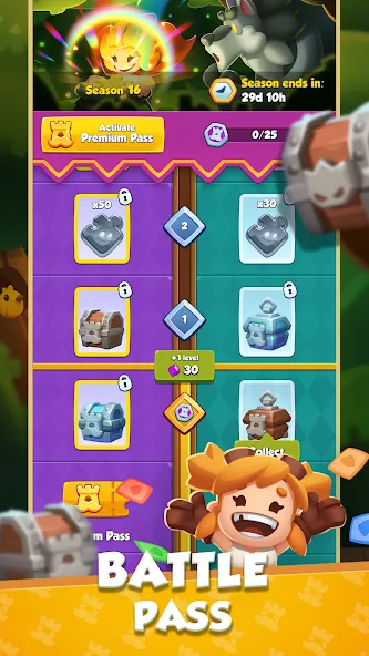 Взломанная Rush Arena: PvP Tower Defense [MOD: безлимитные деньги и усиленные башни] на Андроид — скриншот 4