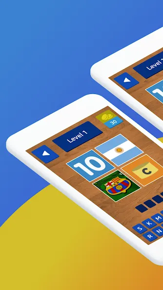 4 Pics 1 Footballer [MOD: без рекламы и все футболисты открыты] — Скачать бесплатно (APK) — скриншот 1