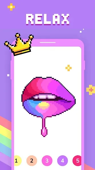 Paint by Number - Pixel Art [MOD: без рекламы и все раскраски открыты] (Бесплатно / APK) — скриншот 4