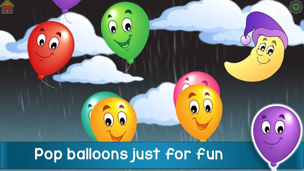 Скачать Kids Balloon Pop Game [MOD: яркие воздушные шарики и весёлая игра] на телефон — скриншот 2