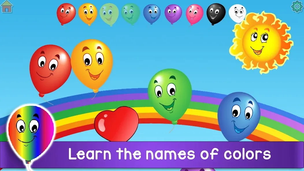 Скачать Kids Balloon Pop Game [MOD: яркие воздушные шарики и весёлая игра] на телефон — скриншот 5