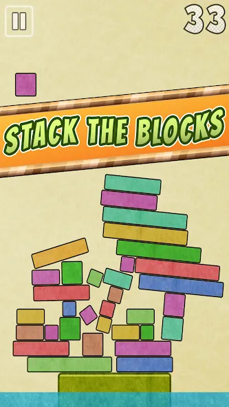 Скачать Drop Stack Block Stacking Game [MOD: без рекламы и бесконечные блоки] — скриншот 2