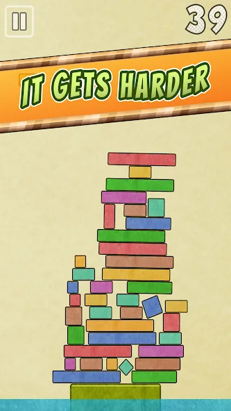 Скачать Drop Stack Block Stacking Game [MOD: без рекламы и бесконечные блоки] — скриншот 5