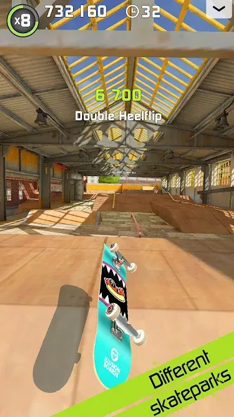 Touchgrind Skate 2 [MOD: безлимитные деньги и все доски открыты] последняя версия — скриншот 3