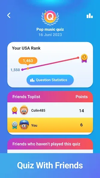 Скачать взлом QuizDuel! Quiz & Trivia Game [MOD: безлимитные подсказки и монеты] — скриншот 5