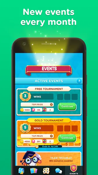 Скачать Word Domination [MOD: безлимитные подсказки и монеты] на телефон — скриншот 3