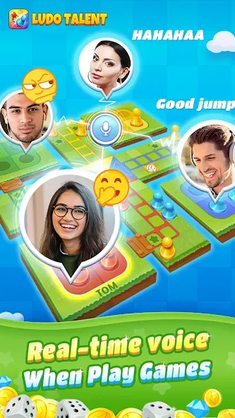 Скачать Ludo Talent - Game & Chatroom [MOD: общение и игра без ограничений] на телефон — скриншот 2