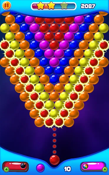 Bubble Shooter 2 [MOD: безлимитные монеты и жизни] — Скачать бесплатно (APK) — скриншот 3