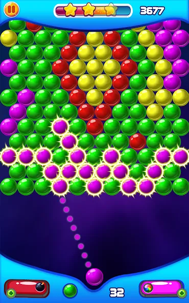 Bubble Shooter 2 [MOD: безлимитные монеты и жизни] — Скачать бесплатно (APK) — скриншот 4