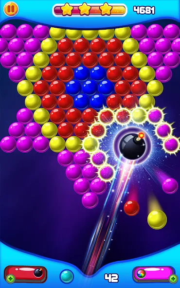 Bubble Shooter 2 [MOD: безлимитные монеты и жизни] — Скачать бесплатно (APK) — скриншот 5