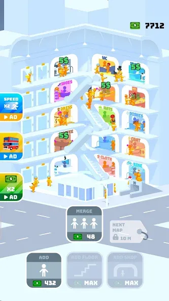 Shopping Mania [MOD: безлимитные деньги и всё открыто] (Бесплатно / APK) — скриншот 1