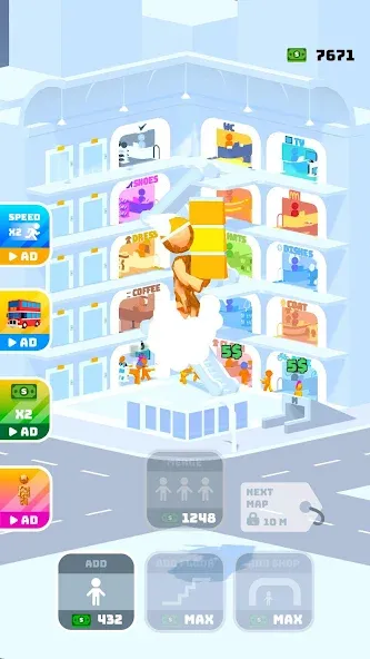 Shopping Mania [MOD: безлимитные деньги и всё открыто] (Бесплатно / APK) — скриншот 3