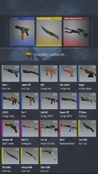 Case Simulator Ultimate CS 2 [MOD: безлимитные деньги и редкие скины] (Бесплатно / APK) — скриншот 1