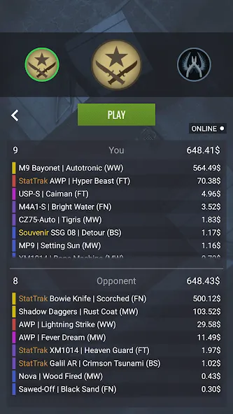 Case Simulator Ultimate CS 2 [MOD: безлимитные деньги и редкие скины] (Бесплатно / APK) — скриншот 4