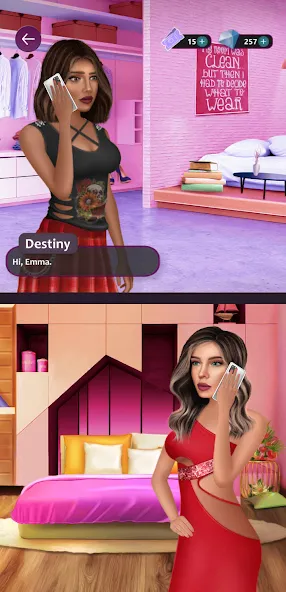Скачать Situations: Romance Story [MOD: безлимитные деньги и все сцены] на телефон — скриншот 1