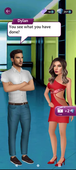 Скачать Situations: Romance Story [MOD: безлимитные деньги и все сцены] на телефон — скриншот 2