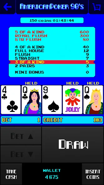 American Poker 90's Casino [MOD: безлимитные фишки и бонусы] последняя версия — скриншот 2