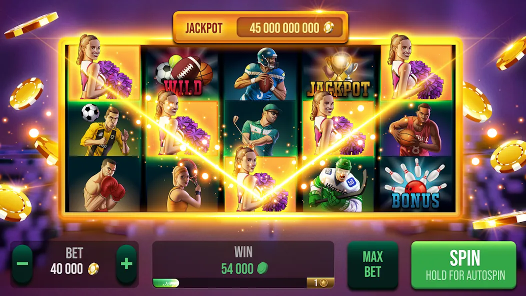 Casino All Star: Poker & Slots [MOD: безлимитные фишки и бесплатные вращения] последняя версия — скриншот 3
