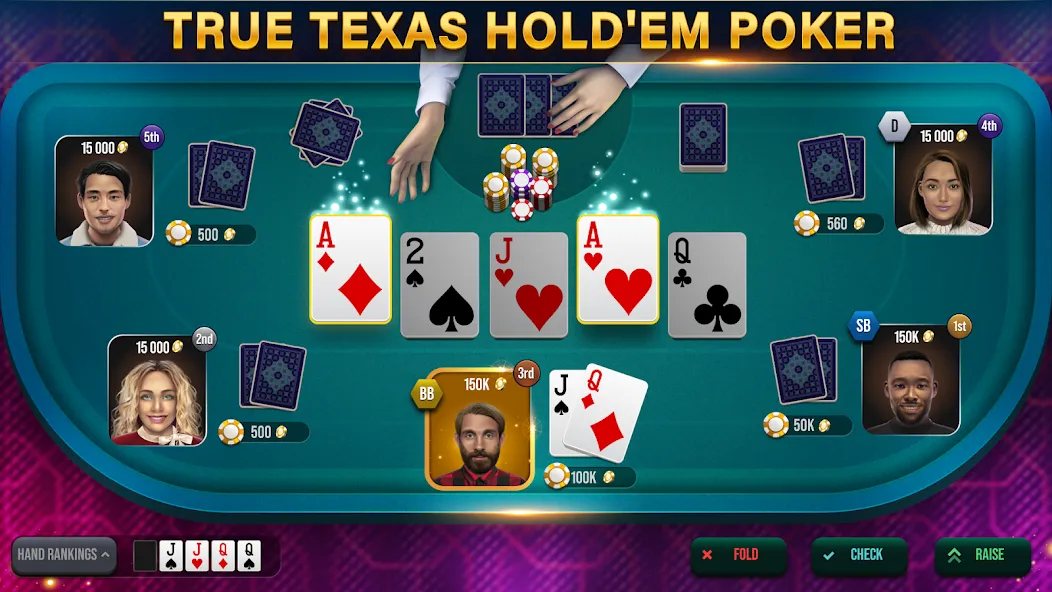 Poker Tour: Texas Holdem World [MOD: безлимитные фишки и все турниры] — Скачать бесплатно (APK) — скриншот 1