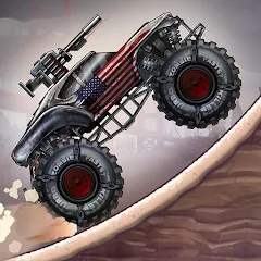 Скачать Zombie Hill Racing: Earn Climb [MOD: безлимитные деньги и топливо] на телефон