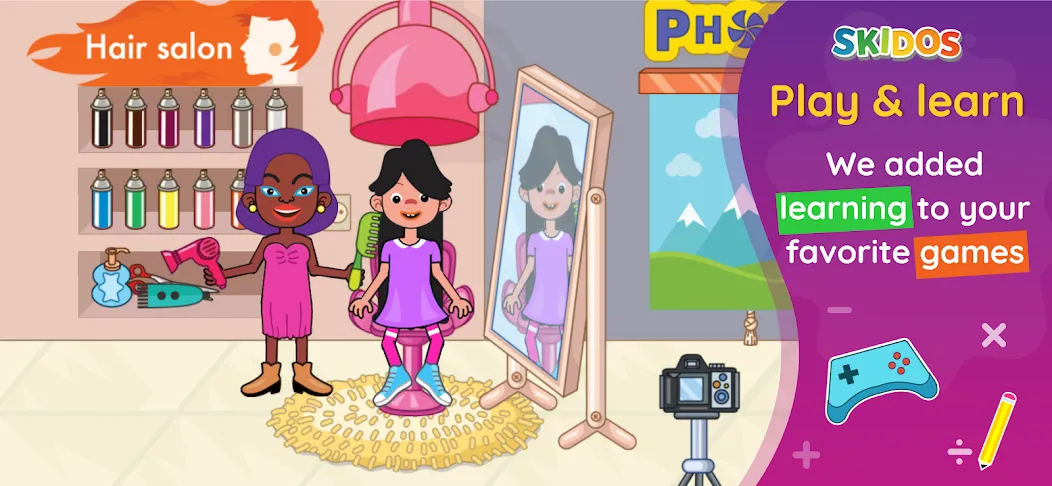 Скачать взлом SKIDOS Preschool Learning Game [MOD: все задания разблокированы и без рекламы] — скриншот 3