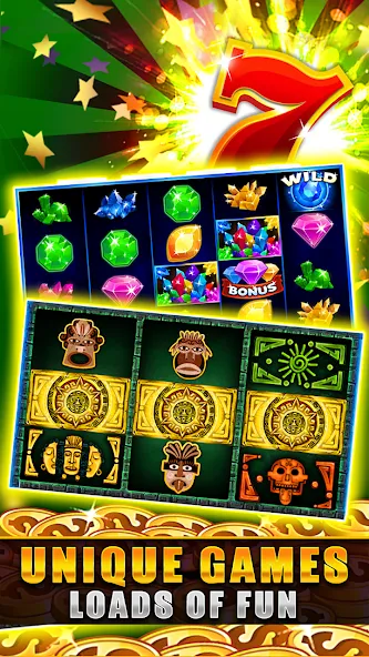 Golden Slots: Casino games [MOD: безлимитные монеты и джекпоты] последняя версия — скриншот 1
