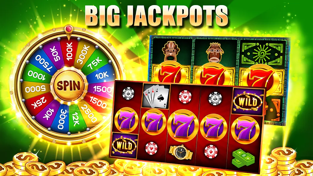 Golden Slots: Casino games [MOD: безлимитные монеты и джекпоты] последняя версия — скриншот 3